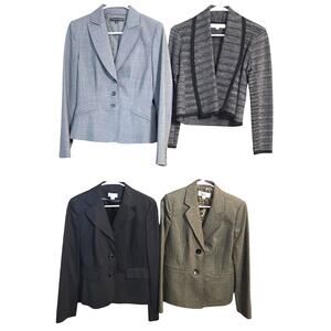 Women's Small 4 6 Blazer Suit Separate Jacket Top Wholesale Bulk Lot of 4 S